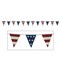 Party Central Club Pack of 12 Americana Flag Pennant Banners Party Decors 12'